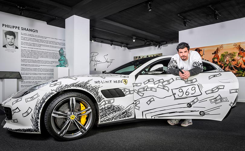 Euro Grues makes a Ferrari fly